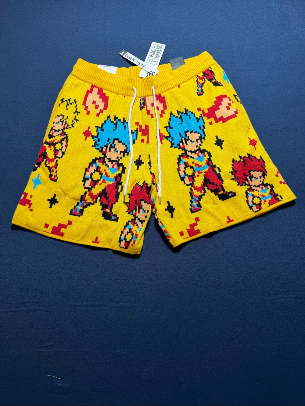 Viscose Blend Medium NWT Rebel Minds Pixel Anime Shorts